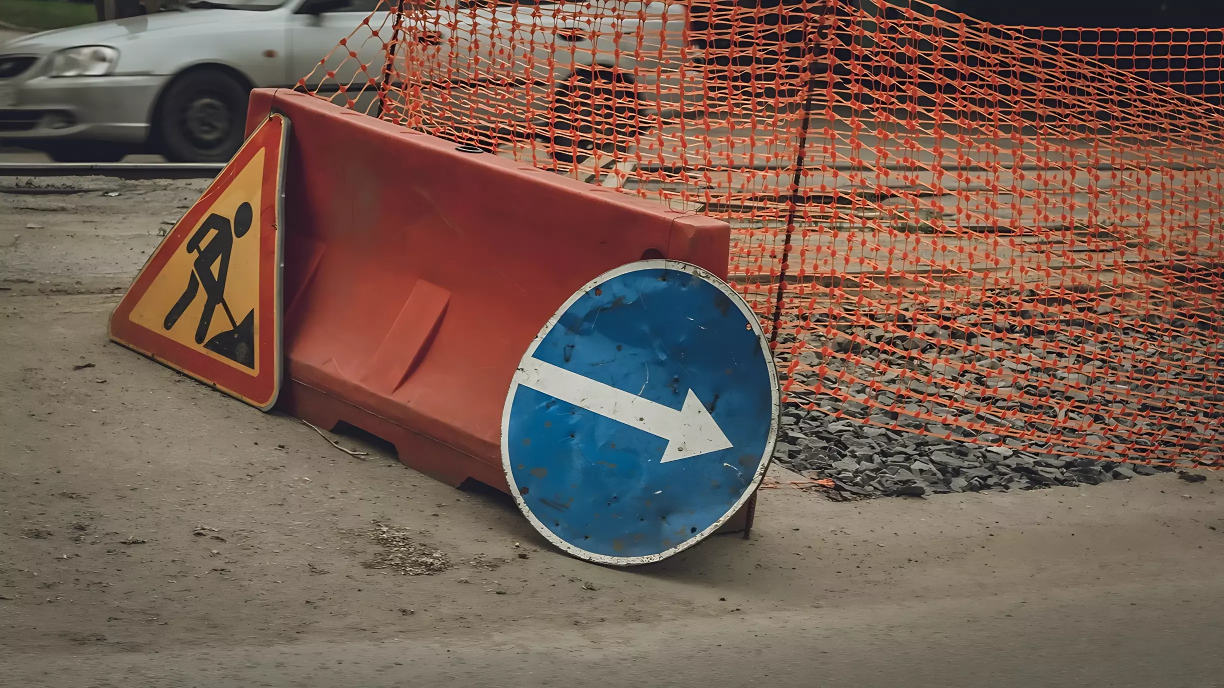 При ремонте дороги в Белгородской области использовали резиновую крошку