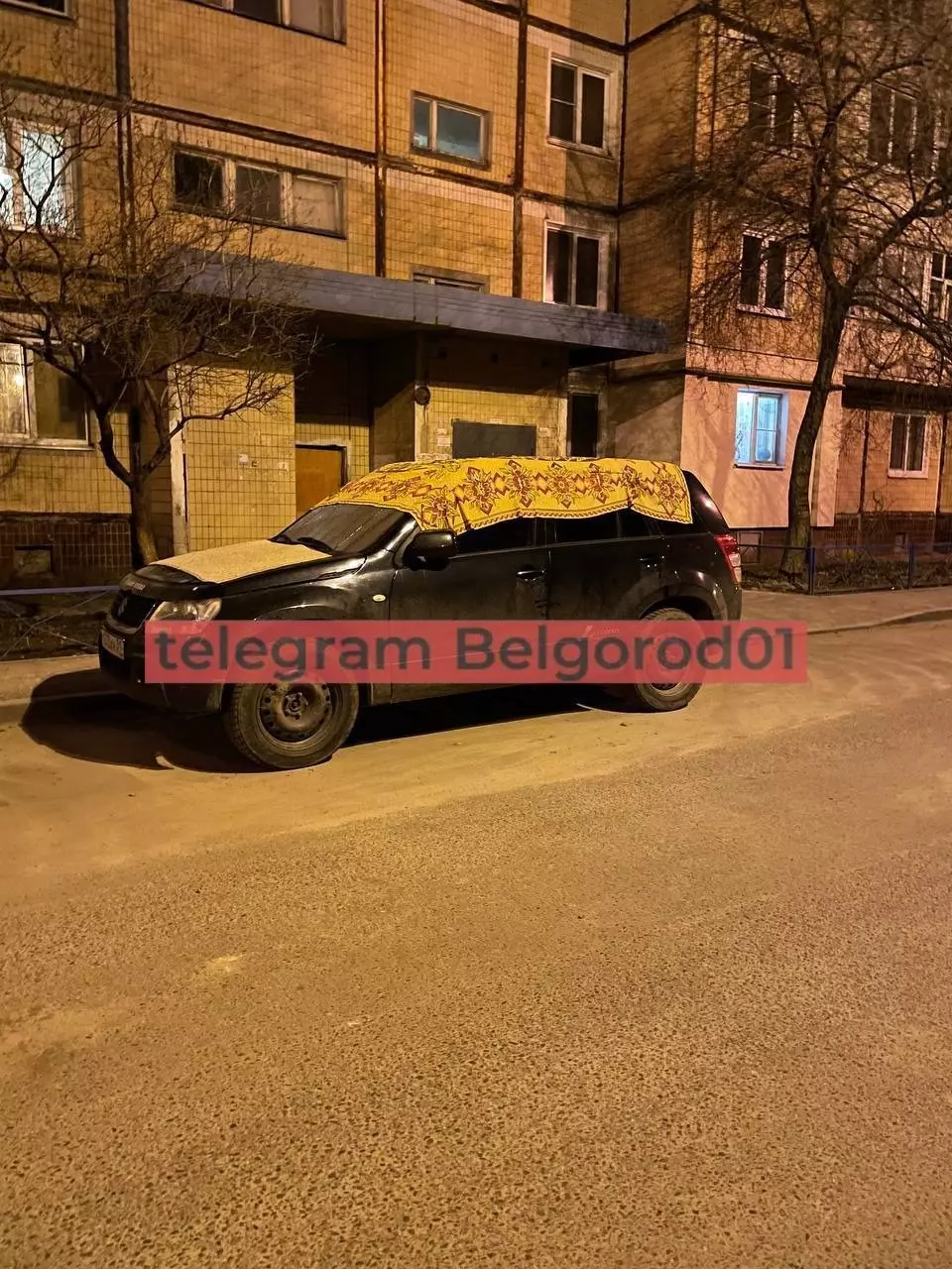 Белгородцы защищают авто от обстрелов